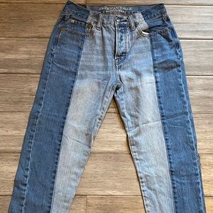 RARE VINTAGE American Eagle Two Toned Jean